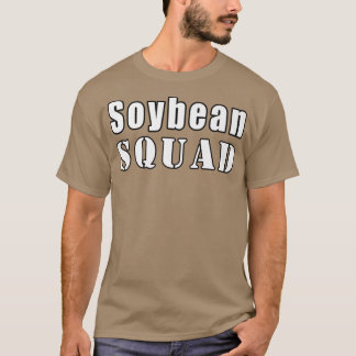 Camiseta Soja Engraçada Quadrada de Soja Engraçada