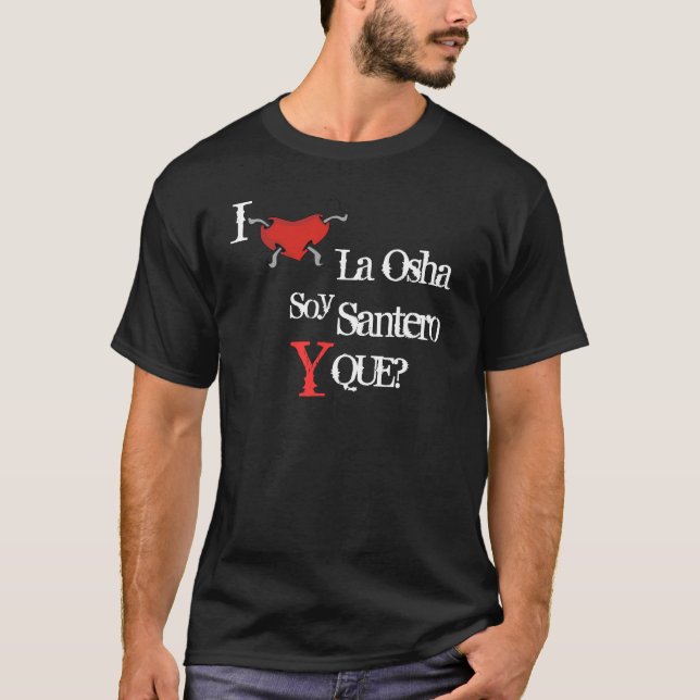 Camiseta Soja Santero Y Que? (Frente)