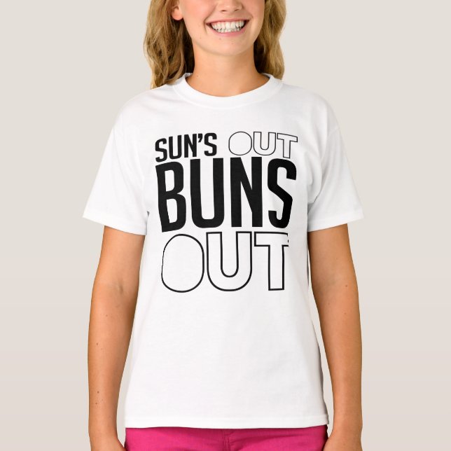 Camiseta Sol à vista, traseiro à vista (Frente)