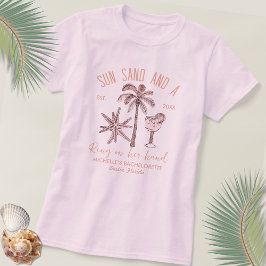Camiseta Sol Areia E Um Anel Na Mão Dama de Honra        
