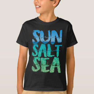 Camiseta Sol Areia Mar Sal Praia Cruzeiro Navio Verão Féria