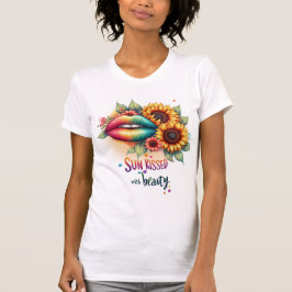 Camiseta Sol beijado com beleza