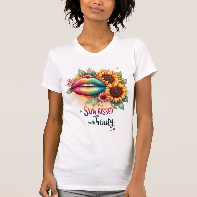 Camiseta Sol beijado com beleza (Frente)
