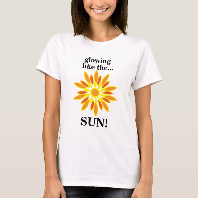 Camiseta Sol Brilhando Como O Sol (Frente)