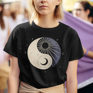 Camiseta Sol Celestial e Lua