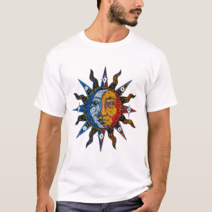 Camiseta Sol Celestial E Lua