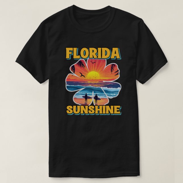 Camiseta Sol da Flórida (Frente do Design)