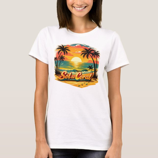 Camiseta Sol de Coral  (Frente)