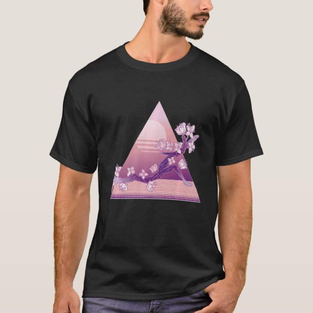 Camiseta Sol de Flores de Pirâmide (Frente)