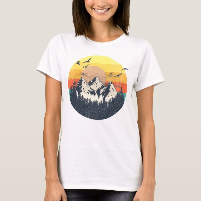 Camiseta Sol de montanha (Frente)
