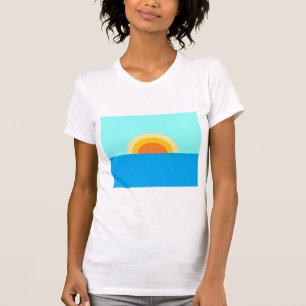 Camiseta Sol de Verão na Água