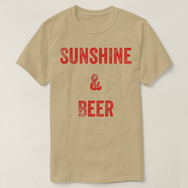 Camiseta Sol E Cerveja  (Frente do Design)