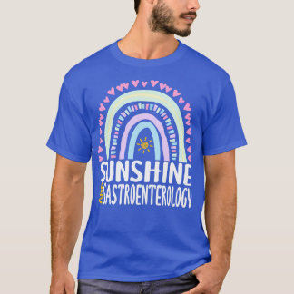 Camiseta Sol e Gastroenterologia Cute Rainbow Gift for