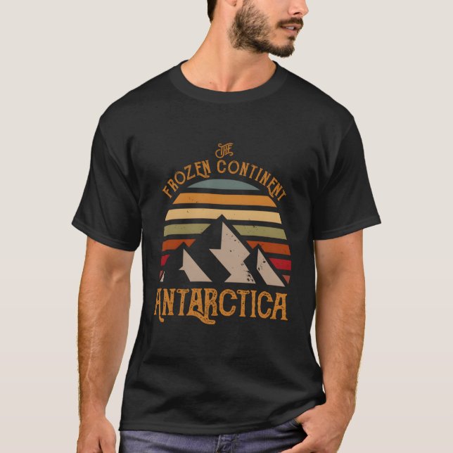 Camiseta Sol E Glaciares Antártica (Frente)