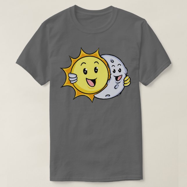 Camiseta Sol E Lua, Cubra (Frente do Design)