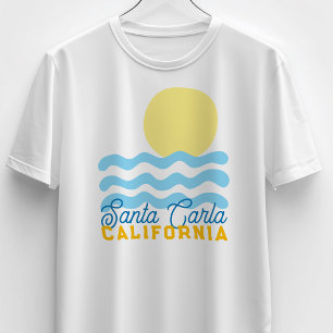 Camiseta Sol e Mar Fofo Personalizável c/ Sua Cidade, Estad