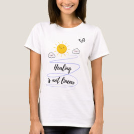 Camiseta Sol e Nuvens Cute Kawaii Espirais - Tempo Feliz