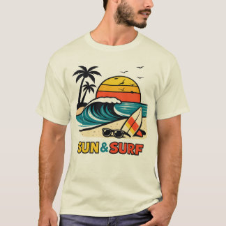 Camiseta sol e surf