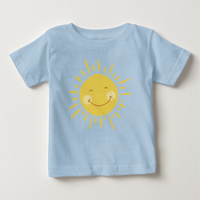 Camiseta Sol Feliz Fofo  (Frente)