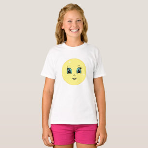 Camiseta Sol Feliz Fofo Moderno Rosto