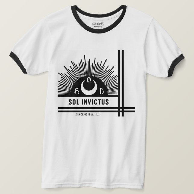 CAMISETA SOL*INVICTUS (Frente do Design)