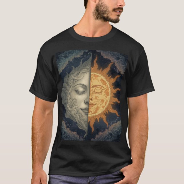 Camiseta sol lua (Frente)