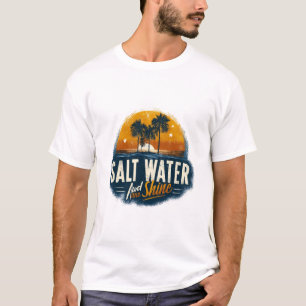 Camiseta Sol, mar e brisas salgadas