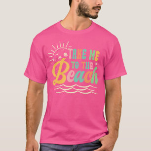Camiseta Sol Mar Verão Férias Leve-me à Praia
