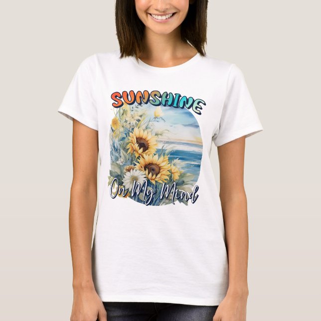 Camiseta Sol na minha mente (Frente)
