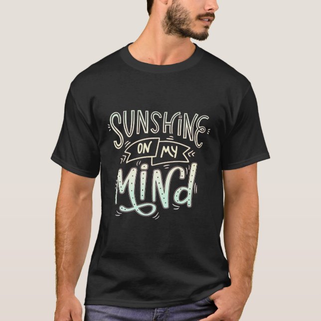Camiseta Sol na minha mente - Verão (Frente)