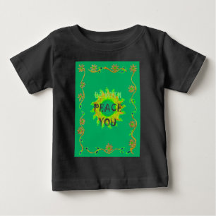 Camiseta Sol Radiante: Paz Esteja Com Você Impressão Inspir