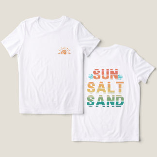 camiseta "sol sal areia"