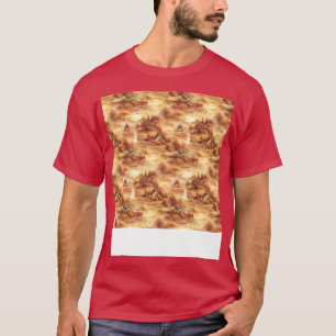 Camiseta Sol sem brilho Padrão Sol céu leve Sol luz solar