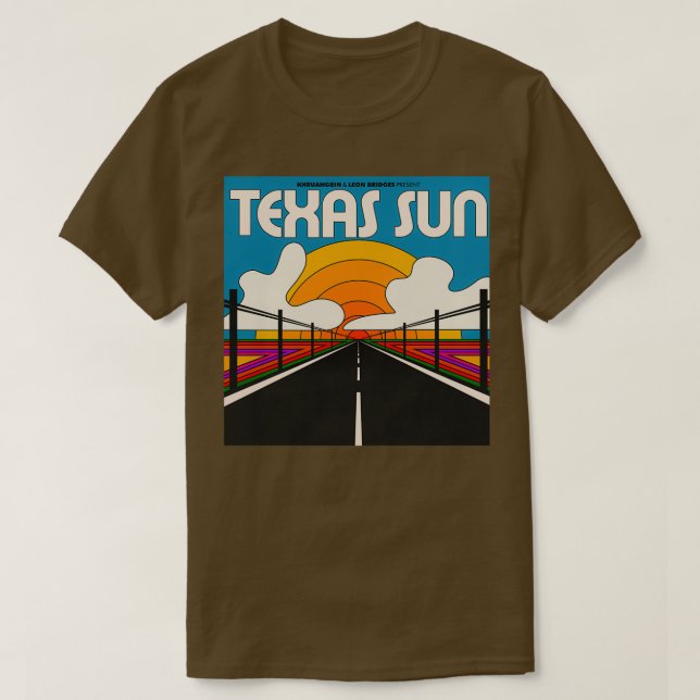 Camiseta sol texas (Frente do Design)