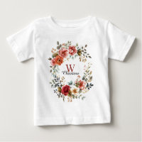 Sola Floral Elegante de Aquarela com Rosas Mudados