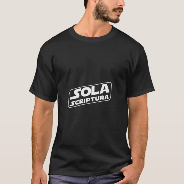 Camiseta Sola Scriptura Reformada Teologia (Frente)
