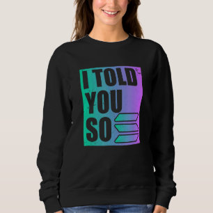 Camiseta Solana Crypto Eu Te Disse
