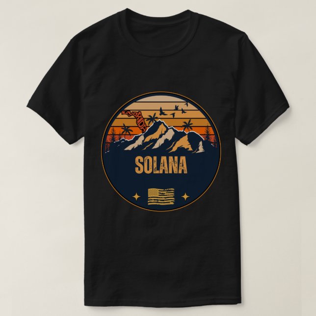Camiseta Solana, Flórida  (Frente do Design)