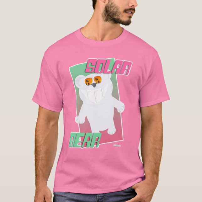 Camiseta Solar Bear Engraçado Polar Beach Design (Frente)