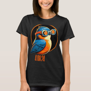 Camiseta Solar Eclipse 04 08 2024 Oriental Bluebird Eclipse