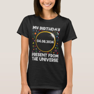 Camiseta Solar Eclipse 2024 Aniversário Presente 4.8.24 Tot