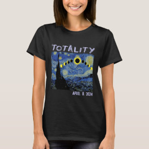 Camiseta Solar Eclipse 2024 Art Totality April 8 Men Women