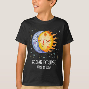 Camiseta Solar Eclipse 2024 Cute Solar Eclipse Kids Boys Gi