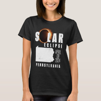 Camiseta Solar Eclipse 2024 Pennsylvania State April 8, 202