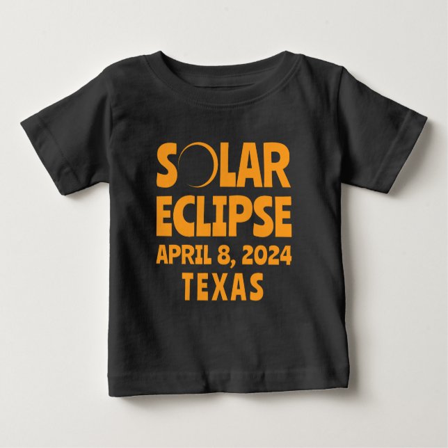 Camiseta Solar Eclipse 2024 Texas (Frente)