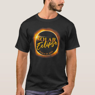 Camiseta Solar Eclipse, 29 de março de 2025