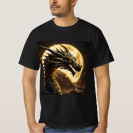 Camiseta Solar Eclipse Dragon 2024 ou Add Name Men