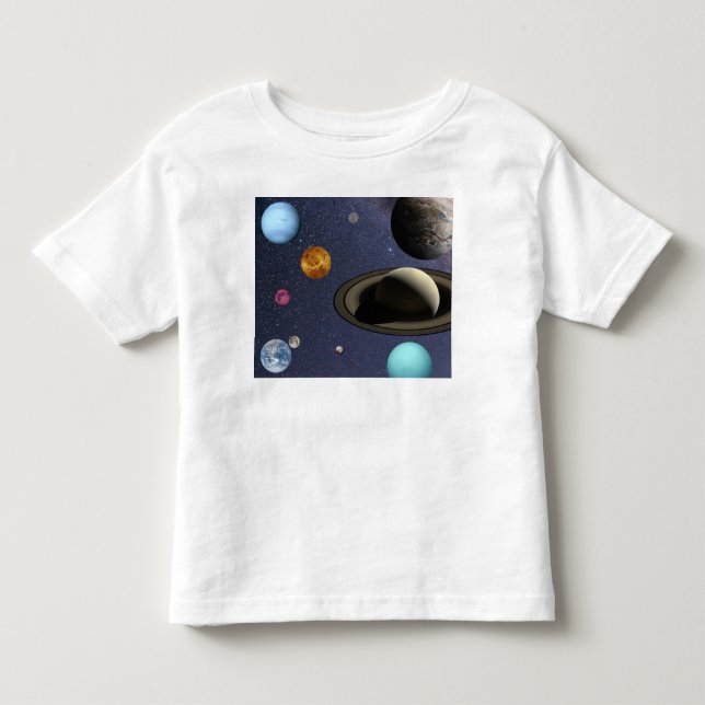 Camiseta Solar system planets (Frente)