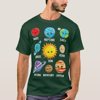 Camiseta Solar System Planets 