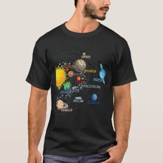 Camiseta Solar System Planets Astronomy Space Science